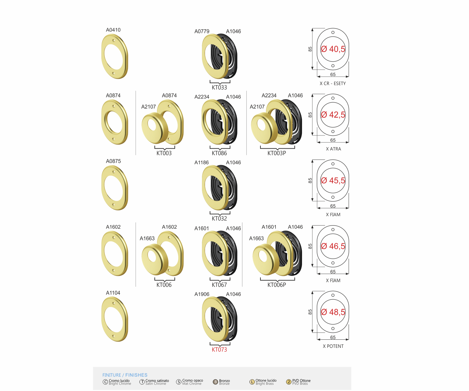 MOSTRINE KT PER INTERNO PORTA - immagine 3
