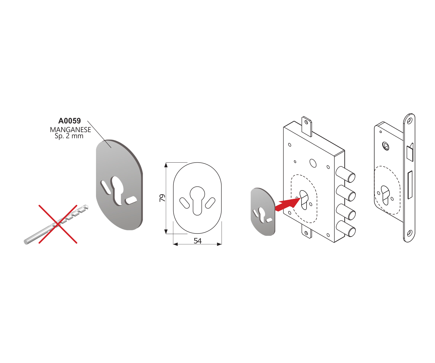 PIASTRINA MANGANESE A0059 - immagine 2