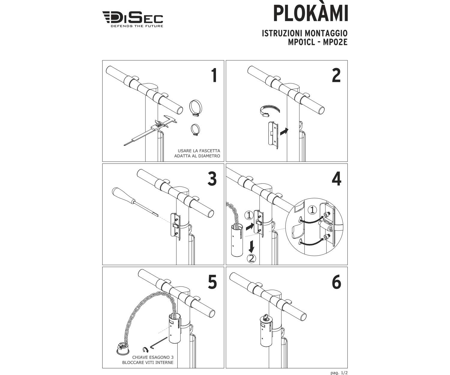 LUCCHETTO PER MONOPATTINO e-SCOOTER PLOKAMI - immagine 4