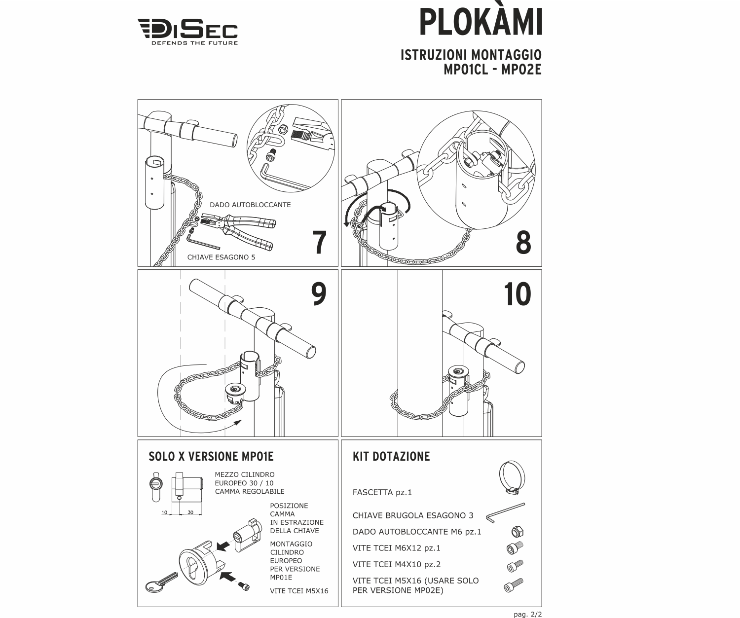 LUCCHETTO PER MONOPATTINO e-SCOOTER PLOKAMI - immagine 5