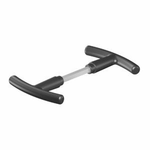 KT018 MANIGLIA DOPPIA PER PORTONI BASCULANTI