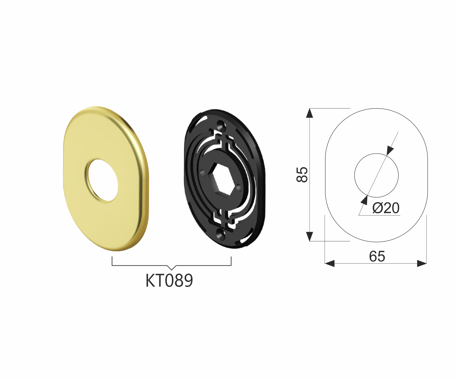 MOSTRINE KT PER INTERNO PORTA - immagine 4