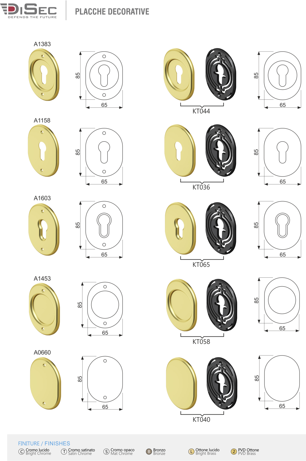 MOSTRINE KT PER INTERNO PORTA - immagine 2